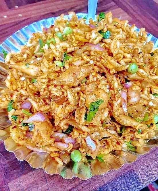 Regular Nepali chatpate snack mix at Mustang Thakali Kitchen San Marcos TX